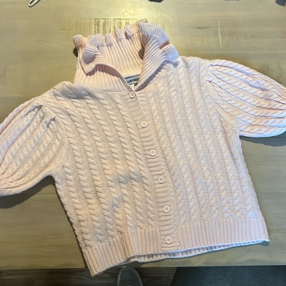 Cute turtleneck sweater/blouse. Good for any season. Spiral pattern. Soft